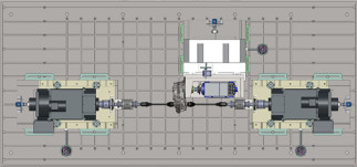 SSCG30-3000/1000 10000 obr./min 95Nm 30KW Dynamiczny system testowy do zintegrowanego silnika wysokoprężnego pod klucz