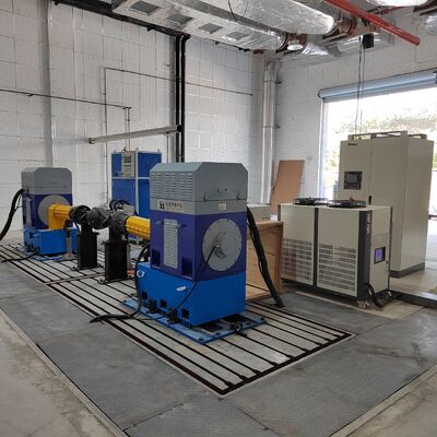 System stanowiska badawczego do testowania dynamometrycznego przekładni samochodów osobowych SSCG160-3000/10000 o mocy 160kW