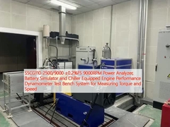 SSCG110-2500/9000 ±0,2%FS 9000RPM Analizator mocy, symulator baterii i silnik wyposażony w chiller